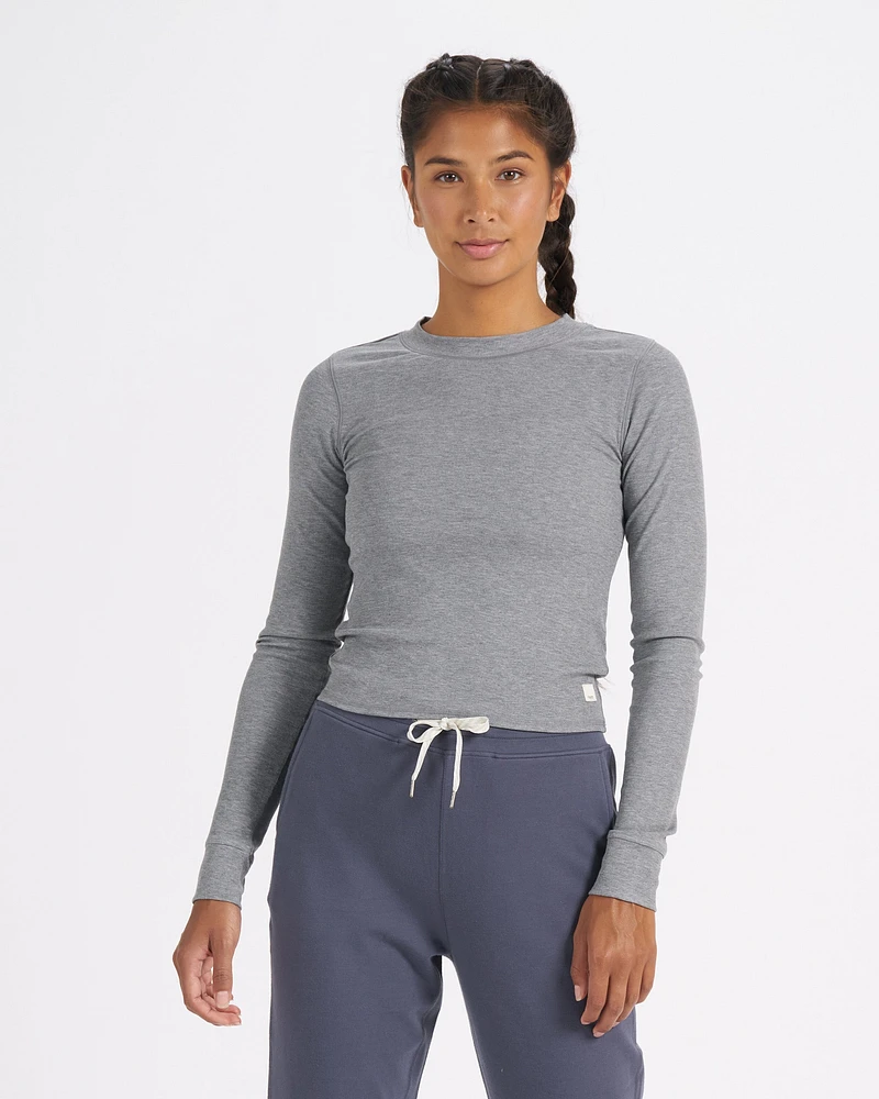 Long-Sleeve Pose Fitted Tee