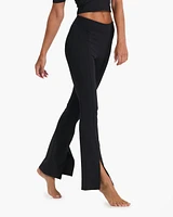 Lux Rib Split Bootcut
