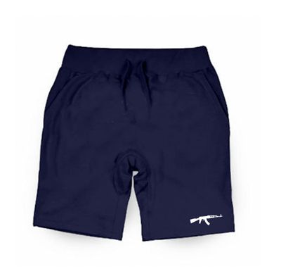 AK Logo Navy Shorts - CLR
