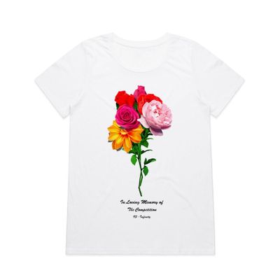 Flowers loving memory -Women's Tee