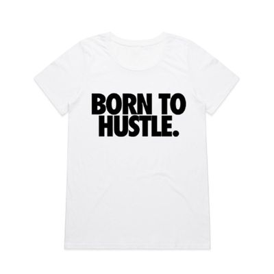 Just Hustle Statement -Women's Tee