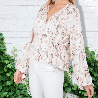 Debra Floral Top