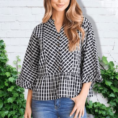 Bailey Plaid Top