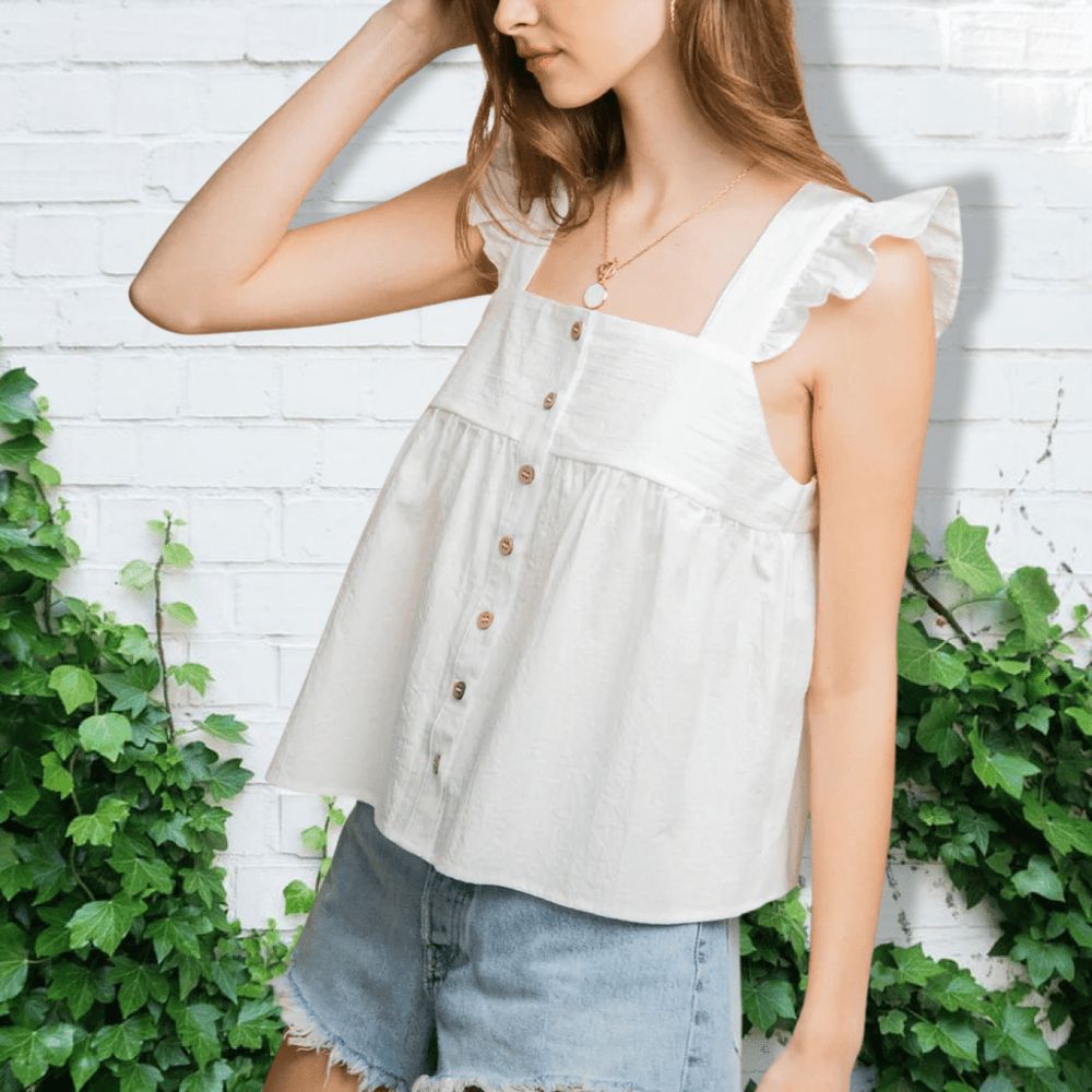 Layla Top, White