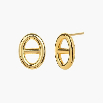 Erin Circle Stud Earrings