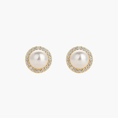 Eleanor Pearl Stud Earrings