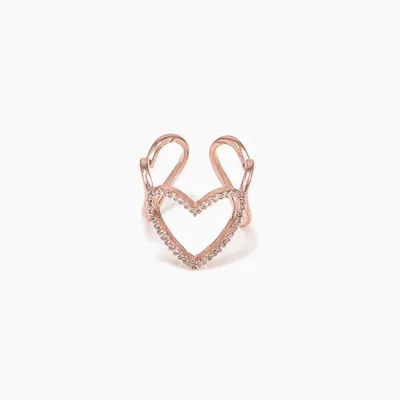 Mae Triple Heart Statement Ring