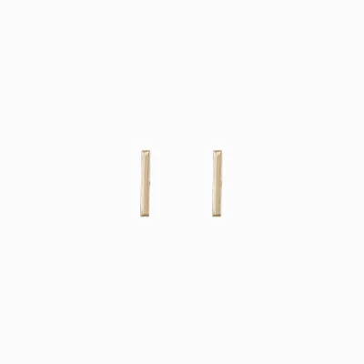 Thin Bar Stud Earrings