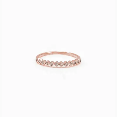 Thin Crystal Band Ring (Mix 2)