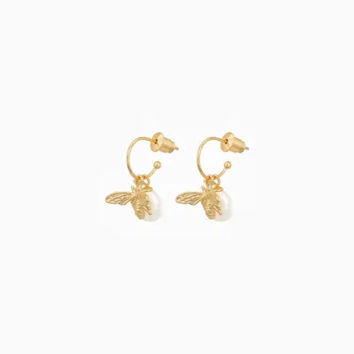 Bee Pearl Earrings