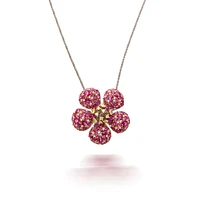 Convertible Ruby Jewelry: Ring, Pendant, and Brooch