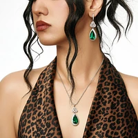 Emerald Pear-Cut Necklace
