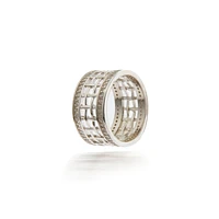 White Zircon Infinity Ring