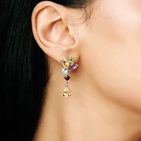 Yellow Topaz Multi-Stone Earrings