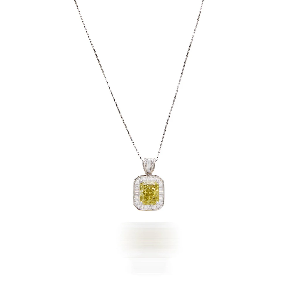 Peridot Radiant Pendant