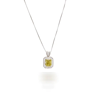 Peridot Radiant Pendant