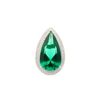 Emerald Pear-Cut Ring