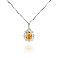 Golden Topaz Pendant