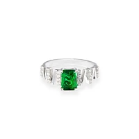 Timeless Emerald Solitaire Ring