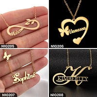 Personalized Single Word Necklace