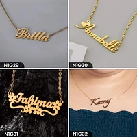 Personalized Single Word Necklace