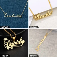 Personalized Single Word Necklace