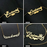 Personalized Single Word Necklace