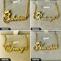 Personalized Single Word Necklace