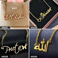 Personalized Single Word Necklace