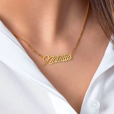 Personalized Single Word Necklace