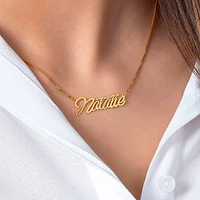 Personalized Single Word Necklace