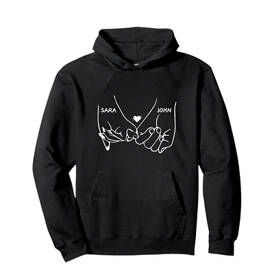 Holding Hands Couple Hoodie