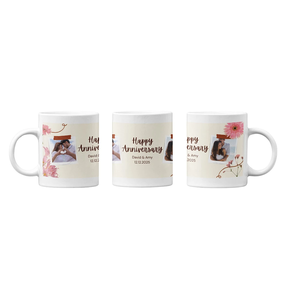 Custom Mug - Anniversary Personalized Mug