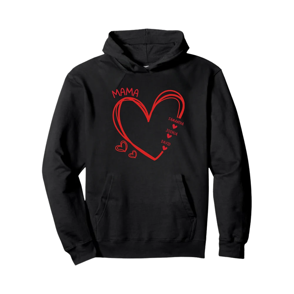 Mama's Heart Personalized Hoodie