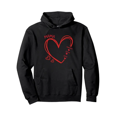 Mama's Heart Personalized Hoodie