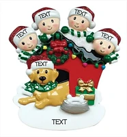 Doghouse Family of Ornament