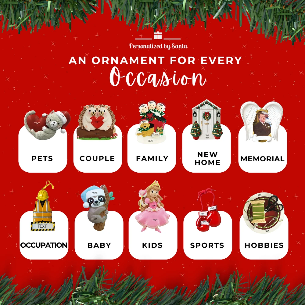 Doghouse Family of Ornament