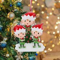 Elves Family of 3 Ornament