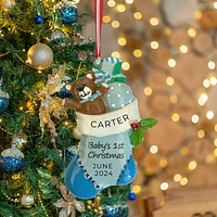 Baby Girls/Boys First Christmas Stocking Ornament