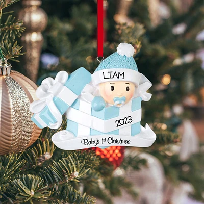 Baby Boy/Girl Present Ornament