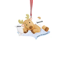 Baby Reindeer Boy Ornament