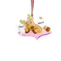 Baby Reindeer Girl Ornament