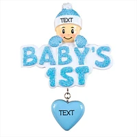 Baby's 1st - Boy Ornament