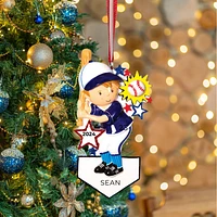 Baseball player - Boy Ornament