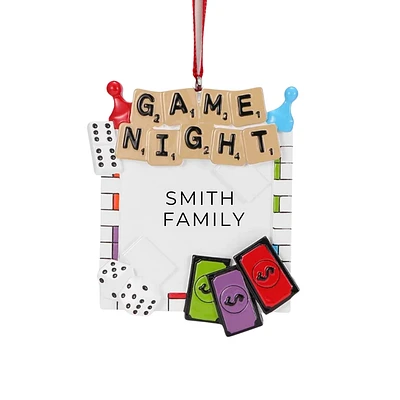 Board Game Night Ornament