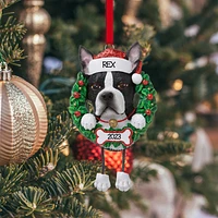 Boston Terrier Dog Ornament