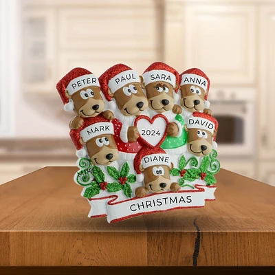 Brown Bear Family of - Table Topper Stand Decoration