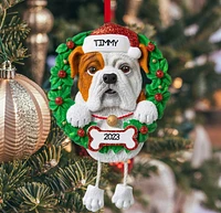 Bulldog Dog Ornament