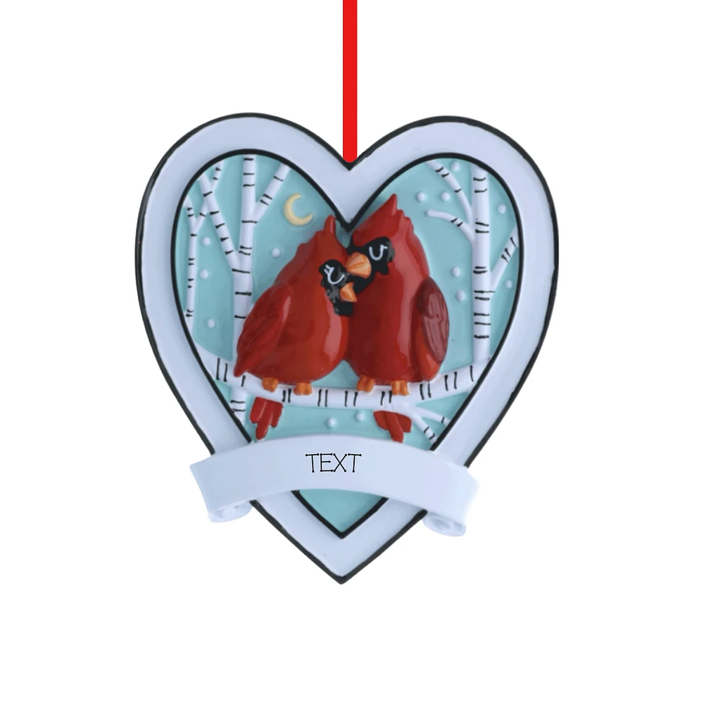 Cardinal Couple Ornament