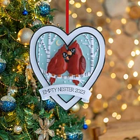 Cardinal Couple Ornament